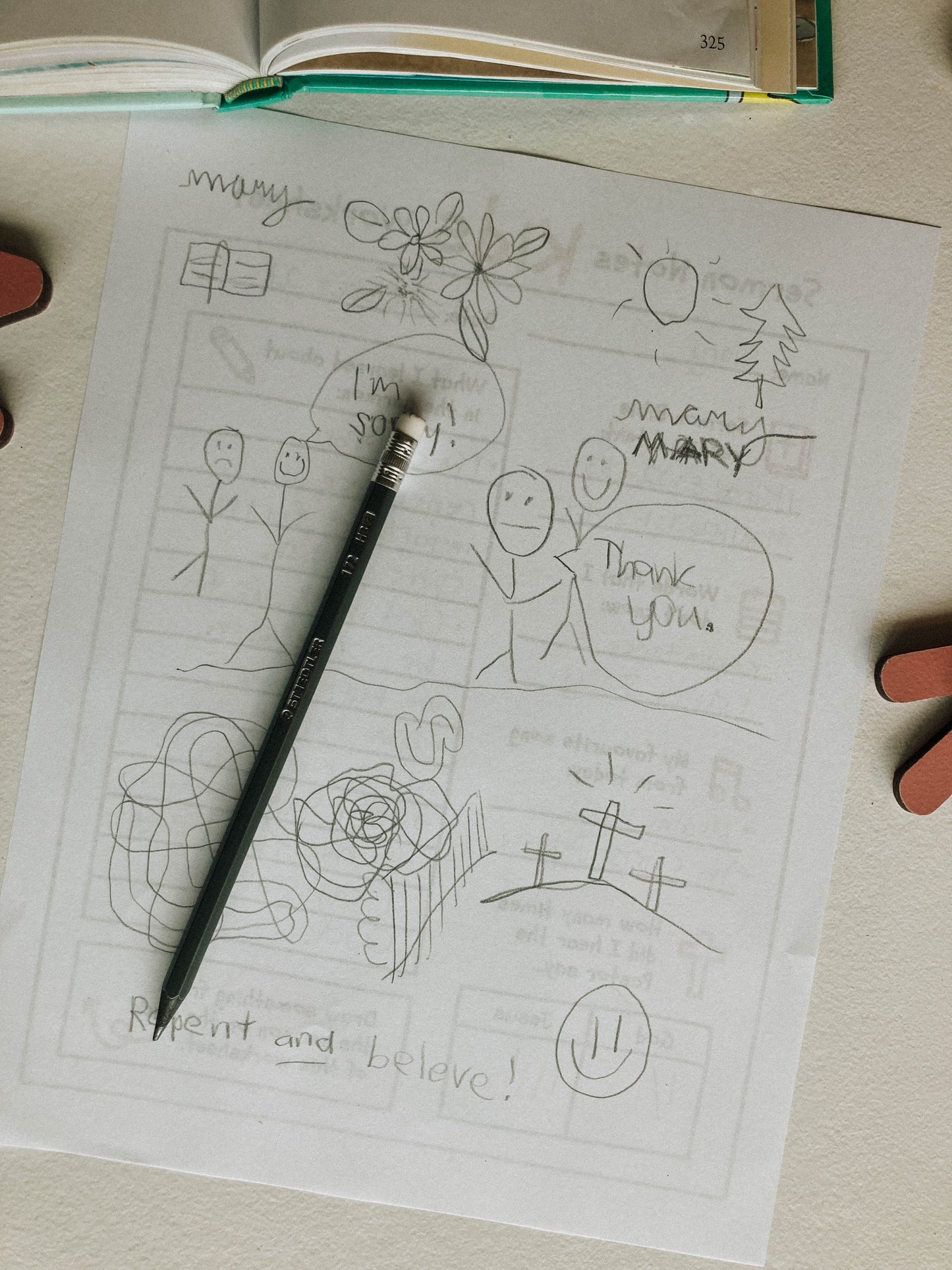 Kids Sermon Notes Worksheet - A Thousand Elsewhere