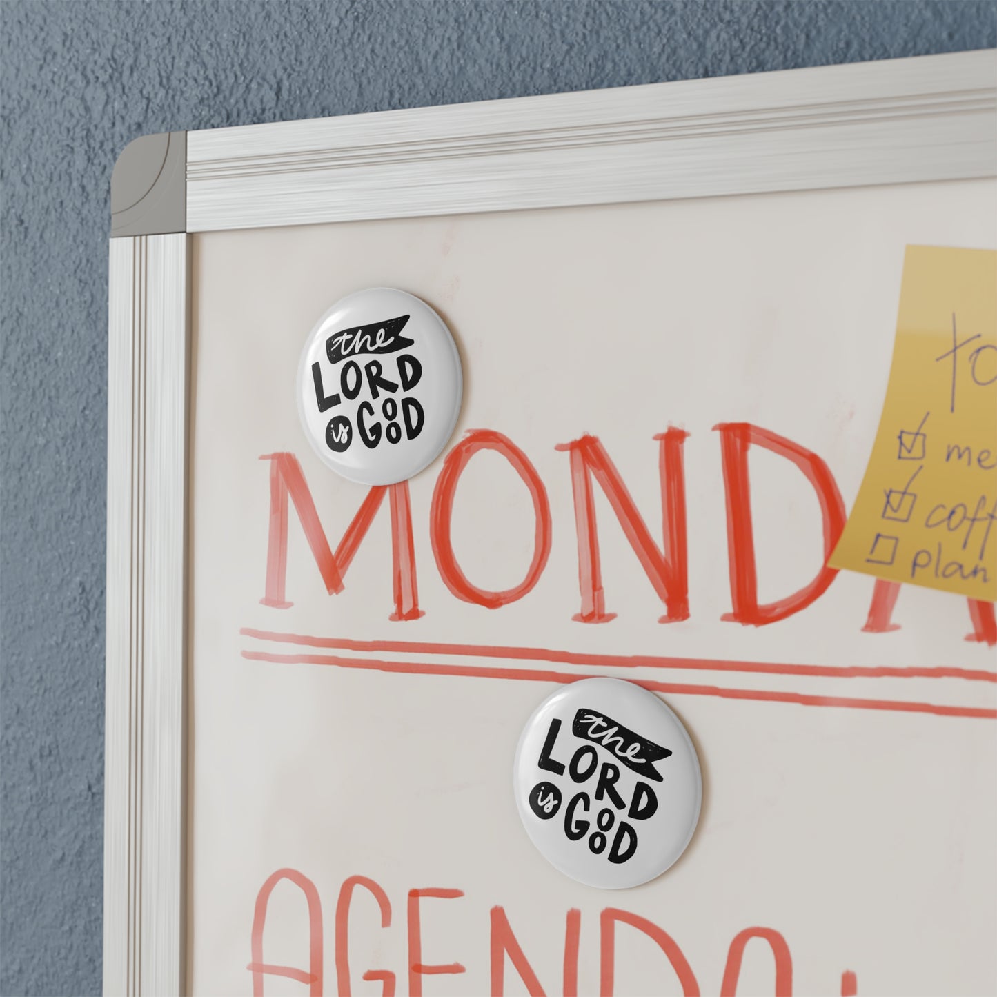 Round Button Magnet - The Lord is Good - A Thousand Elsewhere