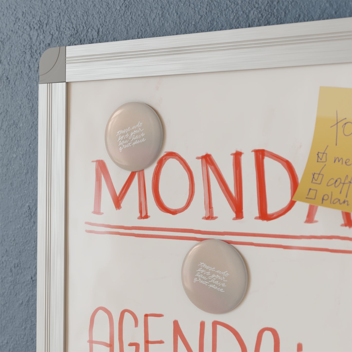 Round Button Magnet - Great Peace - A Thousand Elsewhere