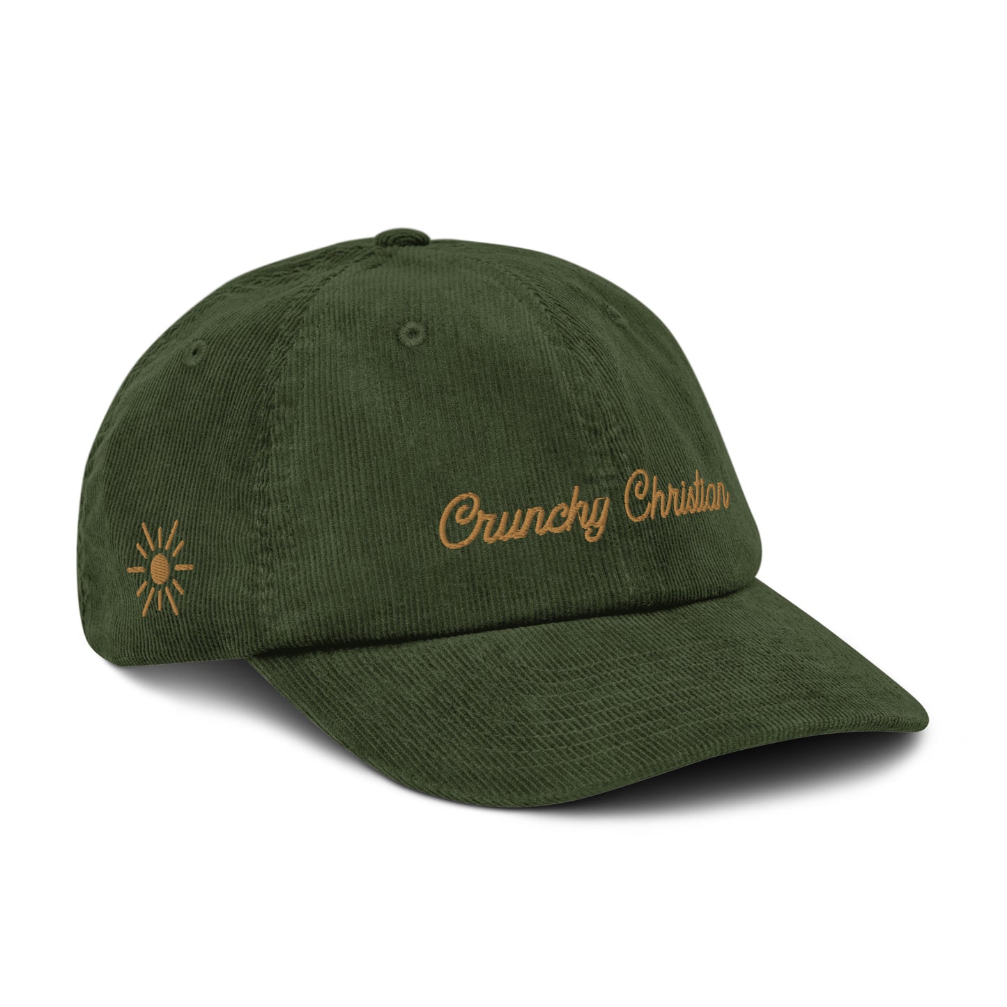Embroidered Corduroy Hat - TWCC - A Thousand Elsewhere