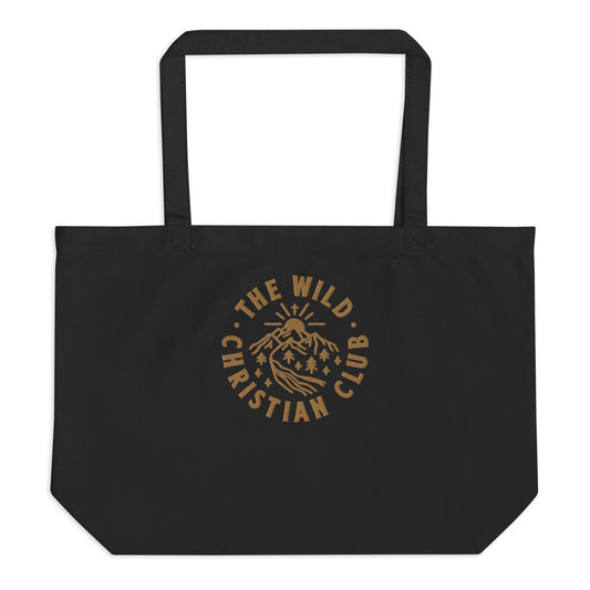 Embroidered Large Eco Tote Bag - TWCC - A Thousand Elsewhere