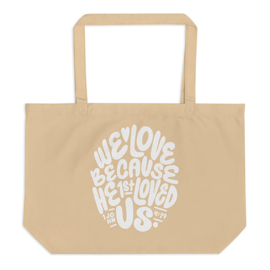 Large Eco Tote Bag - We Love - A Thousand Elsewhere