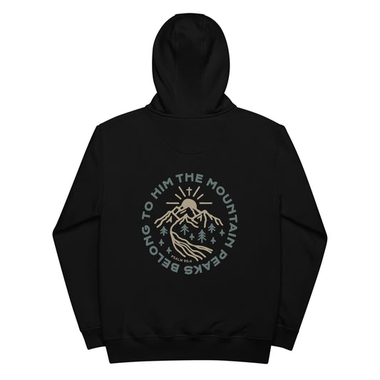 Premium Eco Hoodie - TWCC, Psalm 95:4 - A Thousand Elsewhere