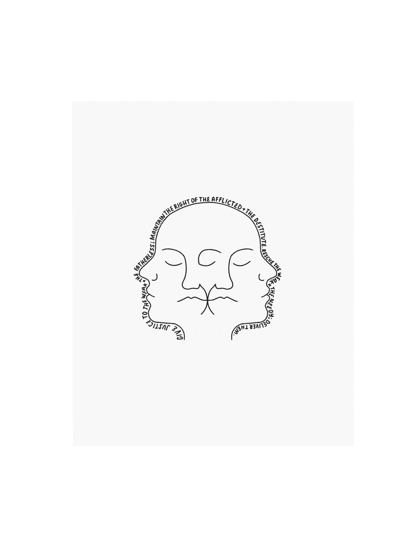 Downloadable Print - Psalm 82:3-4 A Thousand Elsewhere