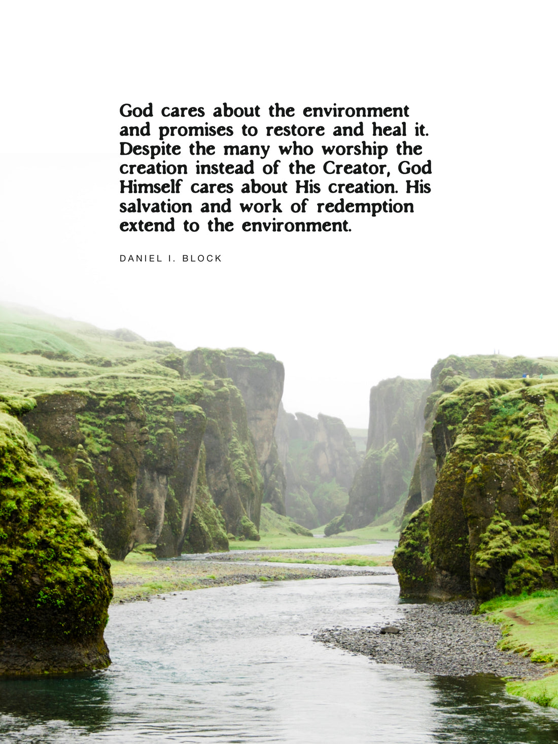 God Cares About The Environment