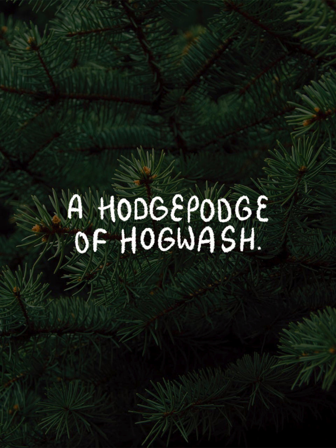 A Hodgepodge of Hogwash