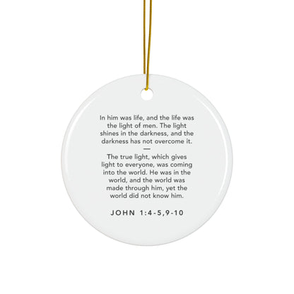 2025 Ceramic Ornament - Light of the World