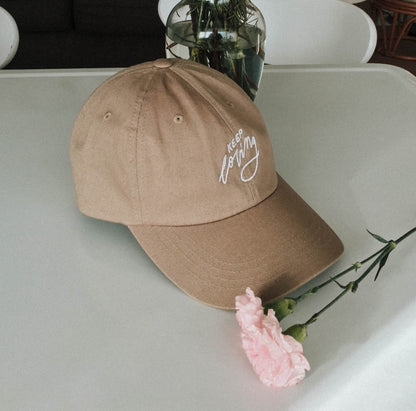 Embroidered Dad Hat - Keep Loving - A Thousand Elsewhere