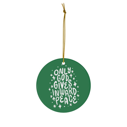 Christmas Ornament - Inward Peace - A Thousand Elsewhere