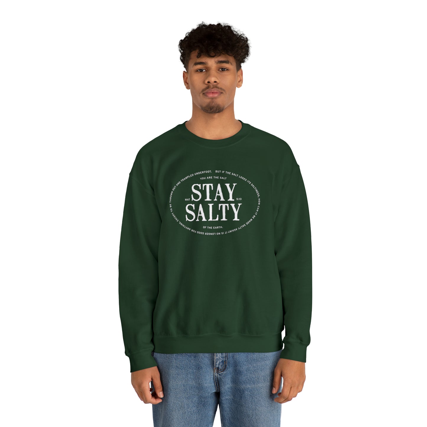 Crewneck Sweater - Stay Salty - A Thousand Elsewhere