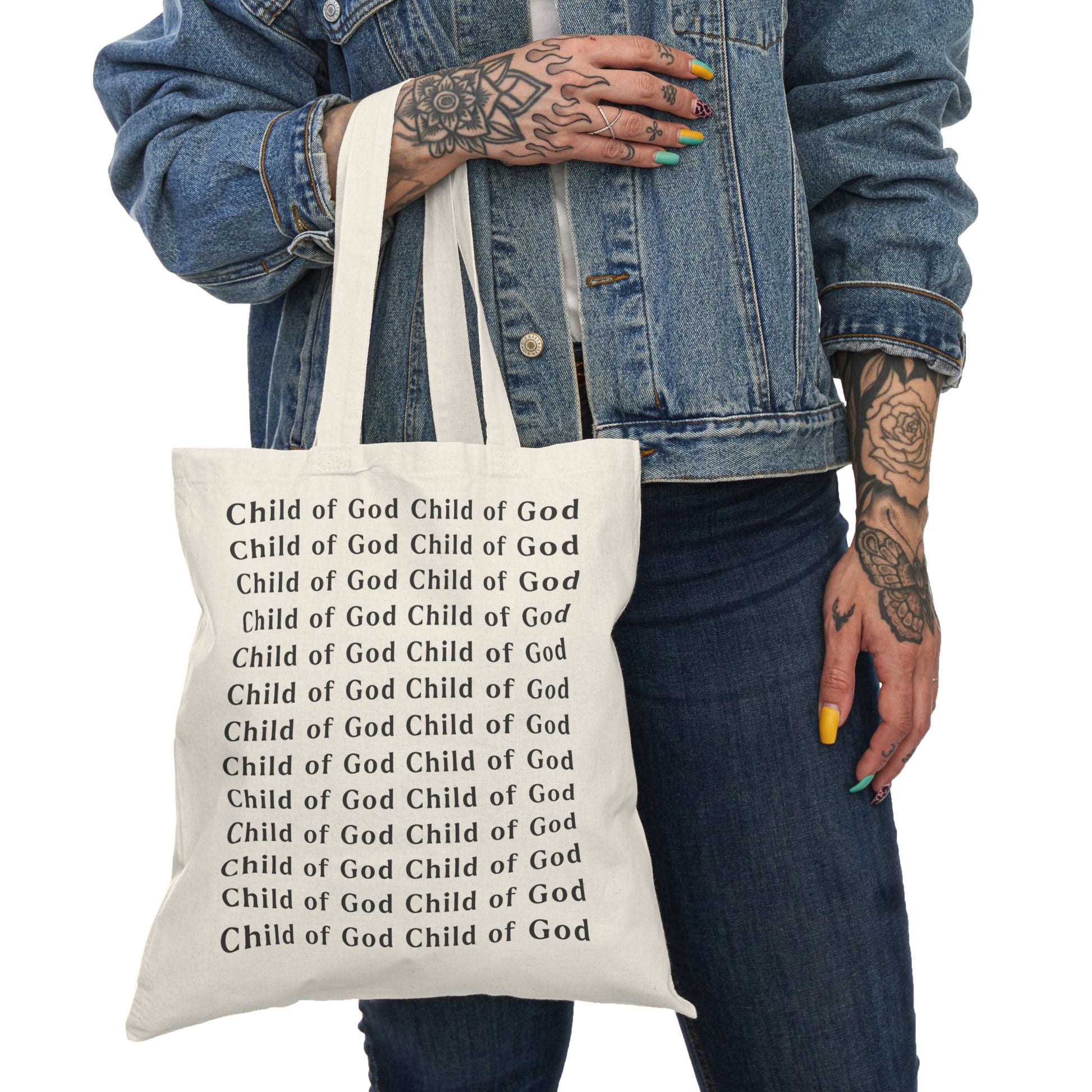 Natural Tote Bag - Child of God - A Thousand Elsewhere