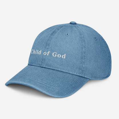 Embroidered Denim Hat - Child of God - A Thousand Elsewhere