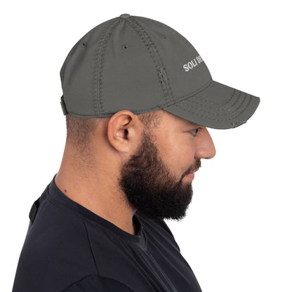 Embroidered Distressed Dad Hat - Soli Deo Gloria - A Thousand Elsewhere