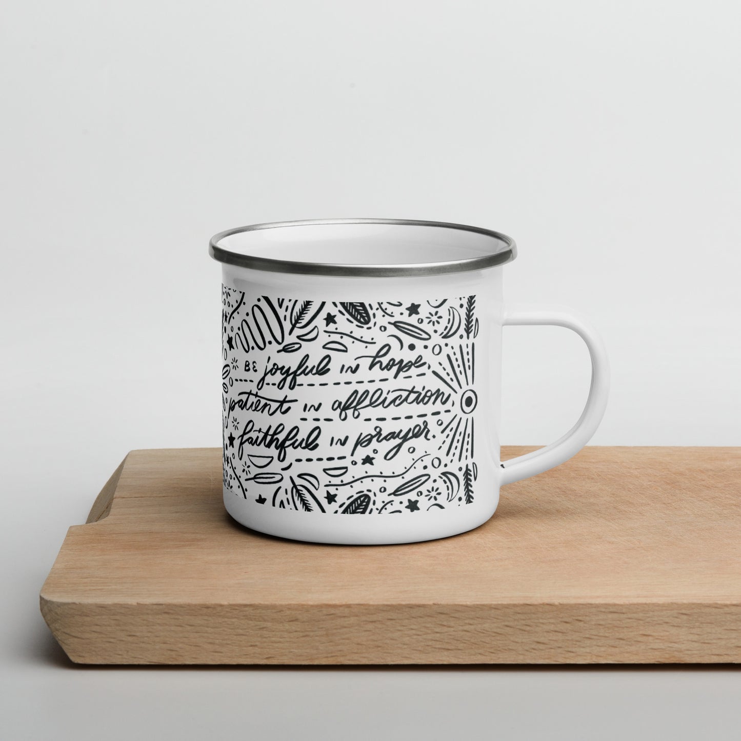 Enamel Mug - Love in Action - A Thousand Elsewhere