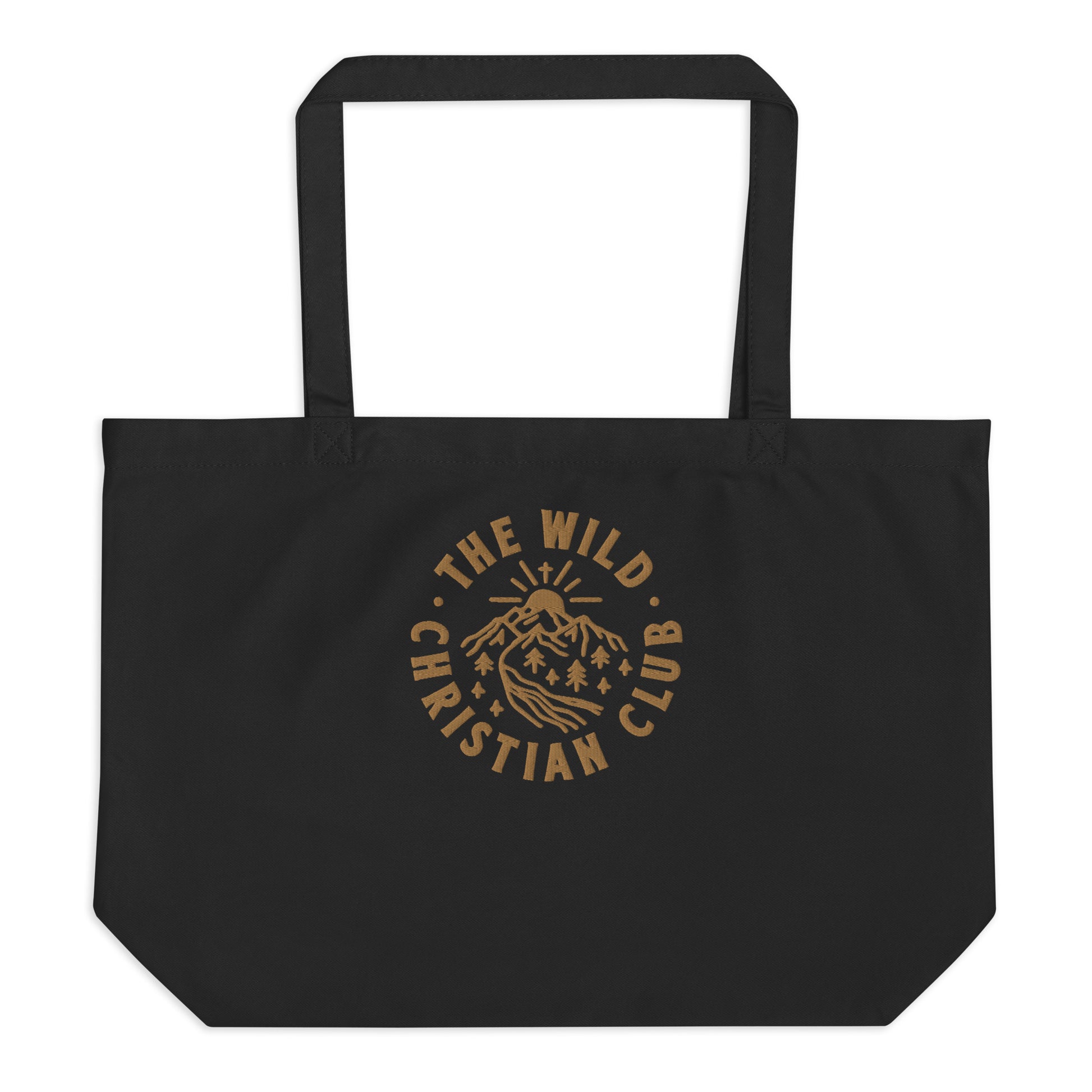 Embroidered Large Eco Tote Bag - TWCC - A Thousand Elsewhere