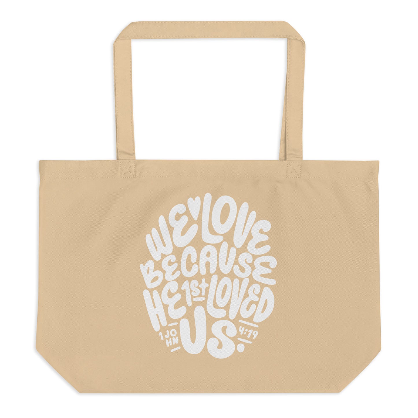 Large Eco Tote Bag - We Love - A Thousand Elsewhere