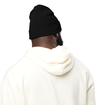 Embroidered Organic Ribbed Beanie - TWCC - A Thousand Elsewhere