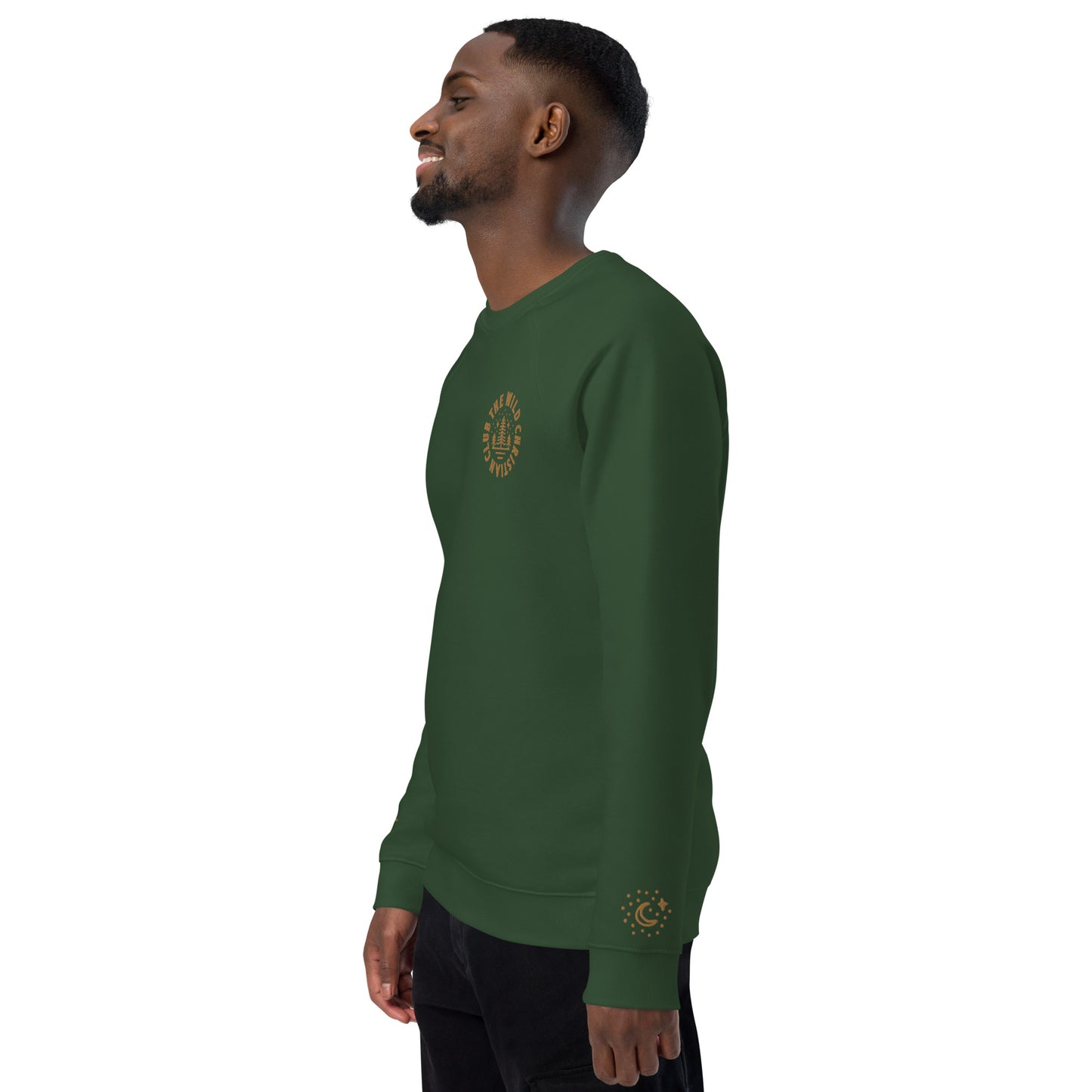 Embroidered Unisex Organic Sweatshirt - TWCC - A Thousand Elsewhere