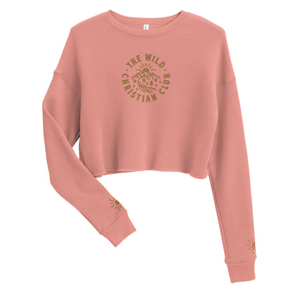 Embroidered Crop Sweatshirt - TWCC - A Thousand Elsewhere