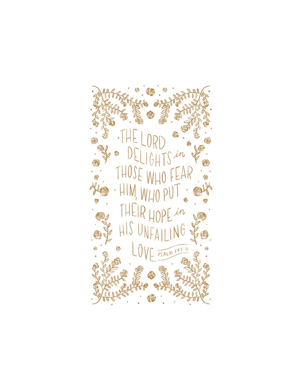 Downloadable Print - Psalm 147:11 A Thousand Elsewhere
