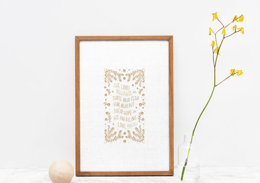 Downloadable Print - Psalm 147:11 A Thousand Elsewhere